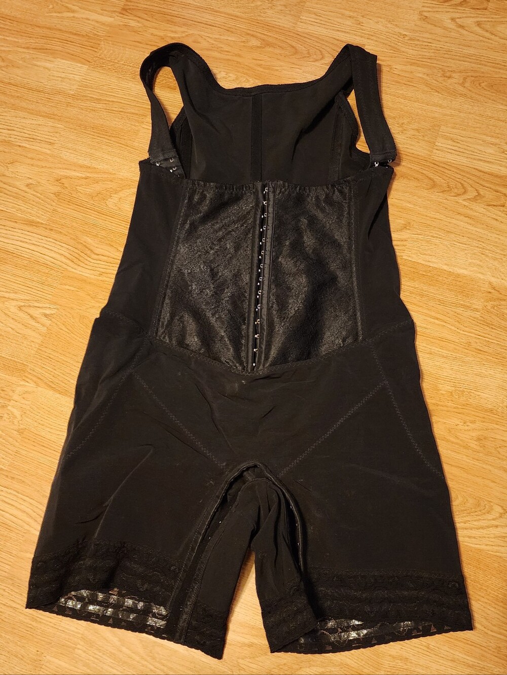 Ardyss Body Magic 2-Step System Full Body Shaper Black Hook Closure Large